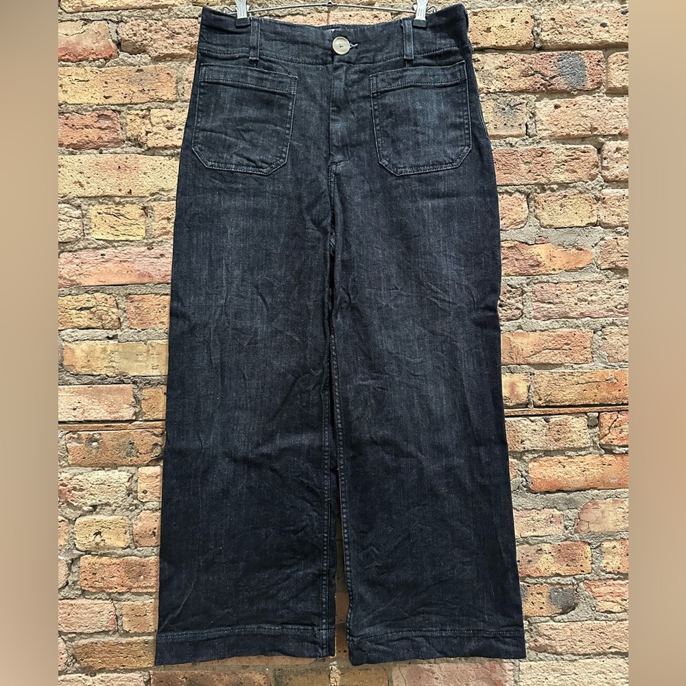 Anthropologie - Colette Full-Length High-Rise Wide-Leg Jeans by Maeve